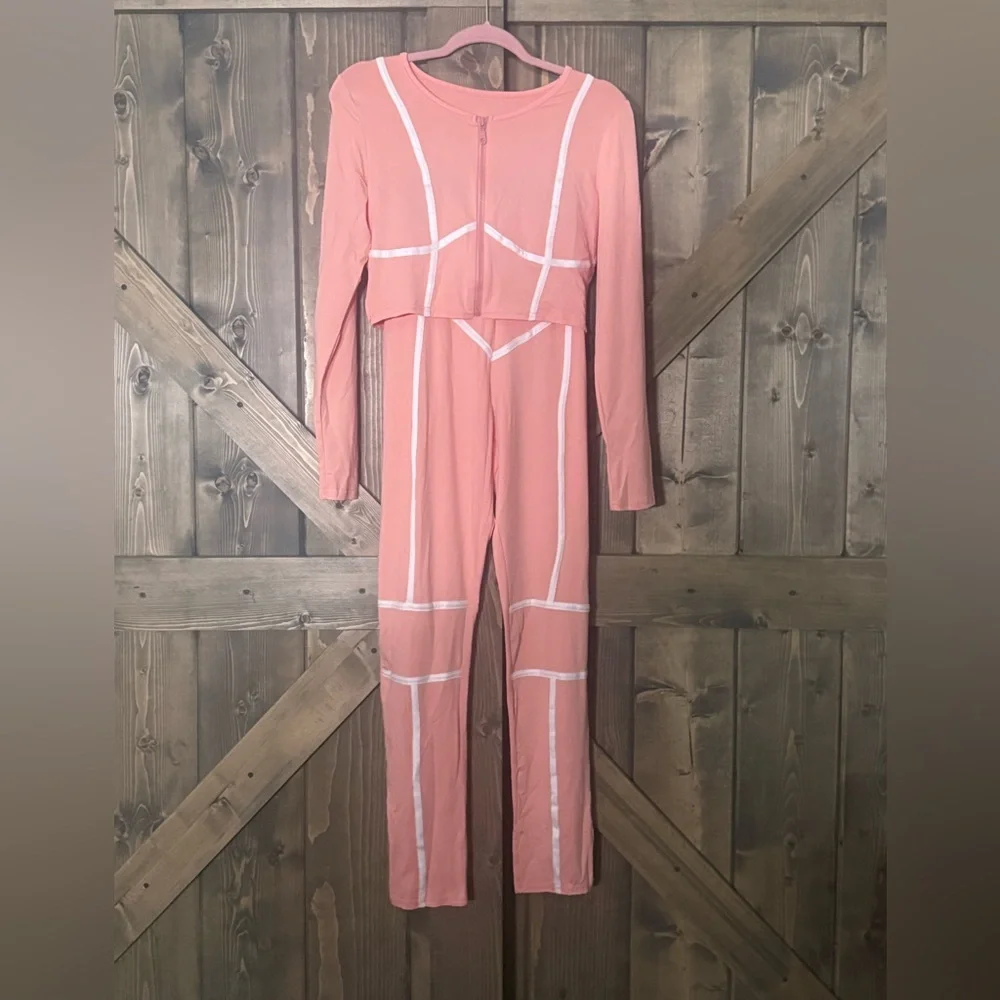 Coral pink matching set - XL